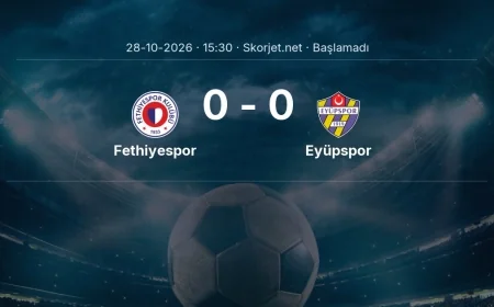 Fethiyespor - Eyüpspor maçı öncesi | Türkiye Kupası