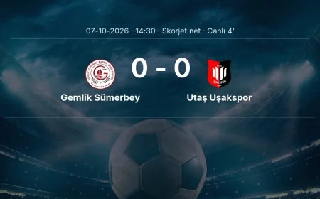 Türkiye Kupası: Gemlik Sümerbey - Utaş Uşakspor maçı başladı