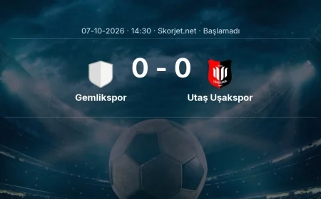 Gemlikspor - Utaş Uşakspor maçı ne zaman, saat kaçta? | Türkiye Kupası