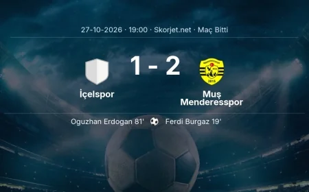 İçelspor 1-2 Muş Menderesspor - maç özeti | Türkiye Kupası