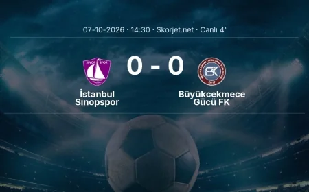 Türkiye Kupası: İstanbul Sinopspor - Büyükcekmece Gücü FK maçı başladı