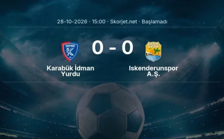 Karabük İdman Yurdu - Iskenderunspor A.Ş. maçı ne zaman, saat kaçta? | Türkiye Kupası