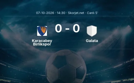 Türkiye Kupası: Karacabey Birlikspor - Galata maçı başladı