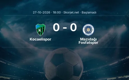 Kocaelispor - Mazıdağı Fosfatspor muhtemel ilk 11'ler | Türkiye Kupası