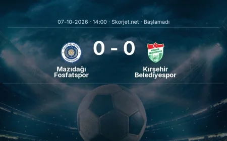 Türkiye Kupası: Mazıdağı Fosfatspor - Kırşehir Belediyespor maç bilgileri