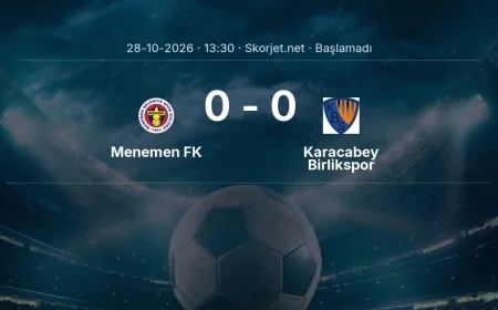 Menemen FK - Karacabey Birlikspor muhtemel ilk 11'ler | Türkiye Kupası