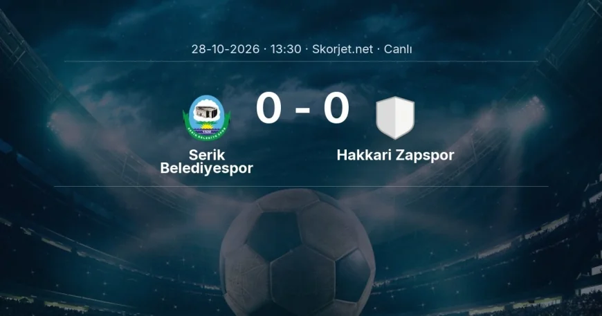 MAÇ BAŞLADI | Serik Belediyespor - Hakkari Zapspor