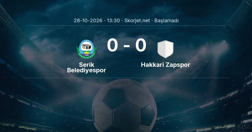 Serik Belediyespor - Hakkari Zapspor maçı öncesi | Türkiye Kupası