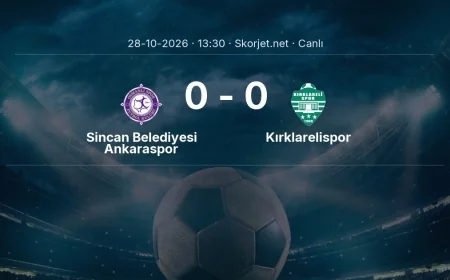 Sincan Belediyesi Ankaraspor - Kırklarelispor maçı başladı | Türkiye Kupası