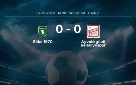 Türkiye Kupası: Söke 1970 - Ayvalıkgücü Belediyespor maçı başladı