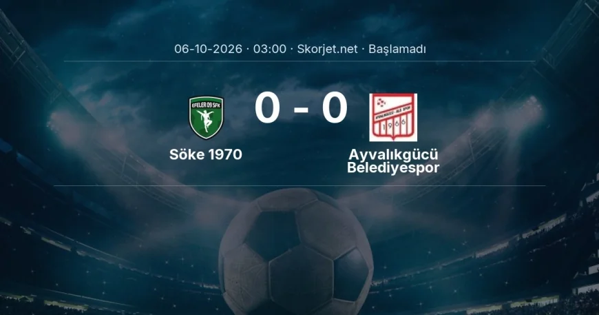 Söke 1970 - Ayvalıkgücü Belediyespor maçı ne zaman, saat kaçta? | Türkiye Kupası
