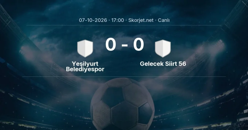 MAÇ BAŞLADI | Yeşilyurt Belediyespor - Gelecek Siirt 56