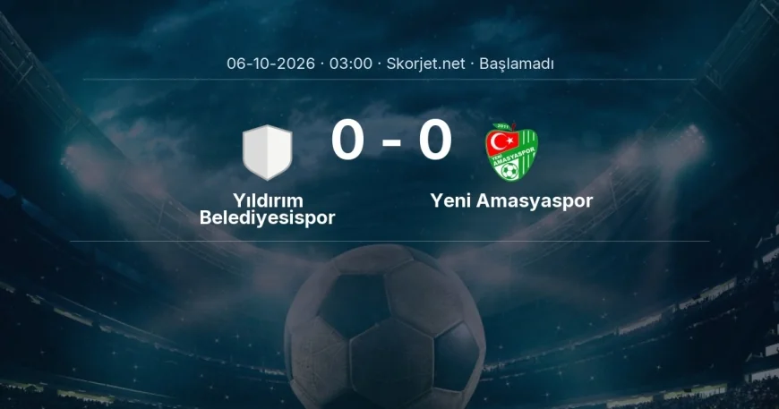 Yıldırım Belediyesispor - Yeni Amasyaspor maçı öncesi | Türkiye Kupası