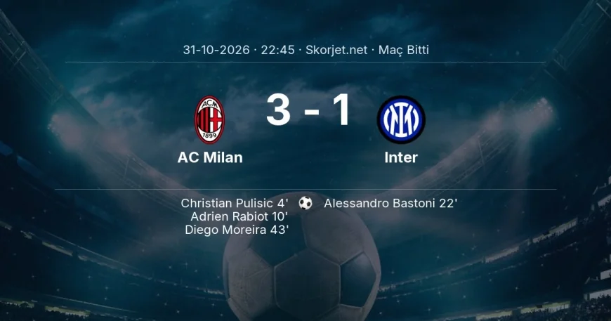 AC Milan 3-1 Inter - maç özeti | Serie A