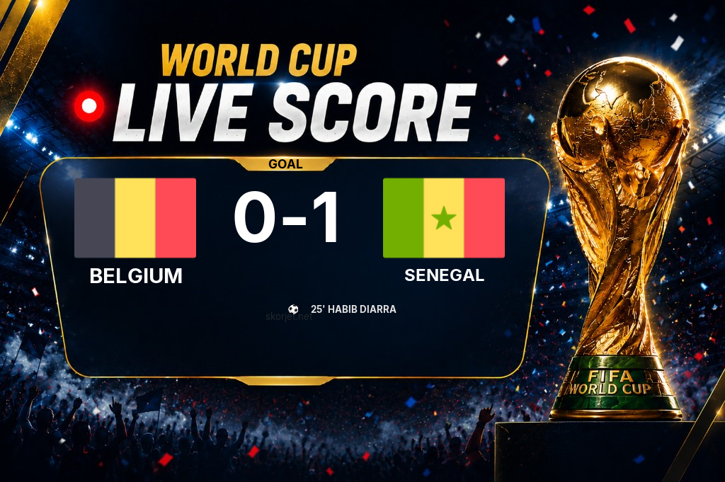GOAL | Belgium 0-1 Senegal - Habib Diarra (25')