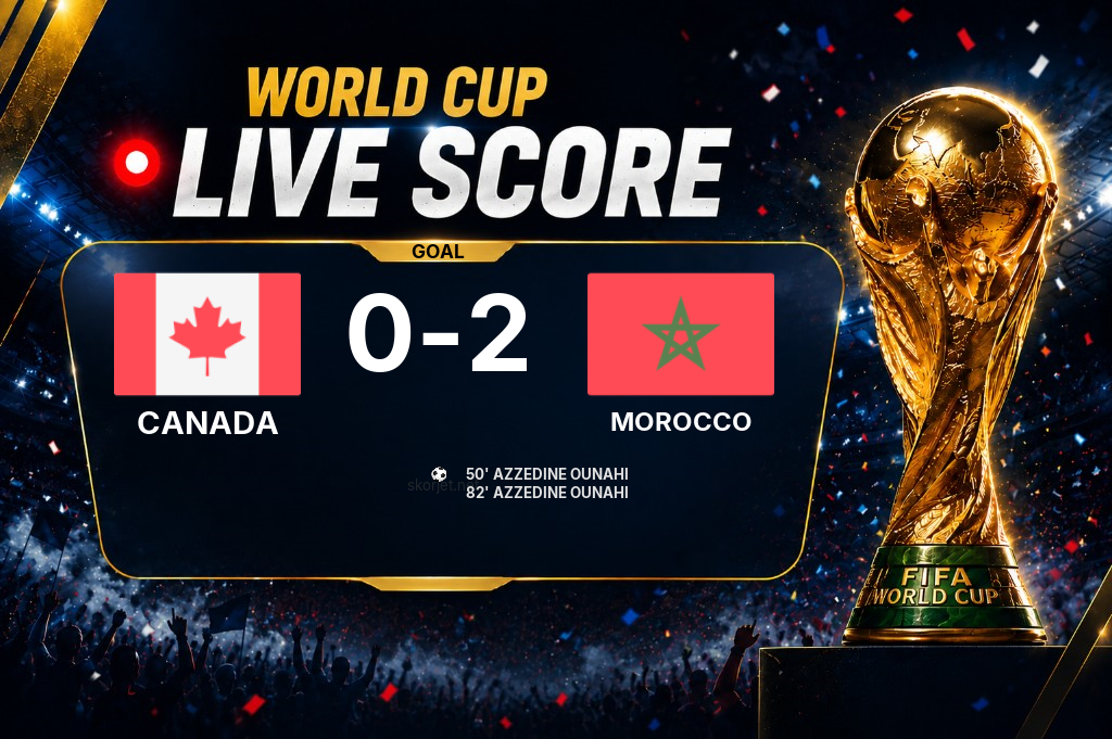 GOAL | Canada 0-2 Morocco - Azzedine Ounahi (82')