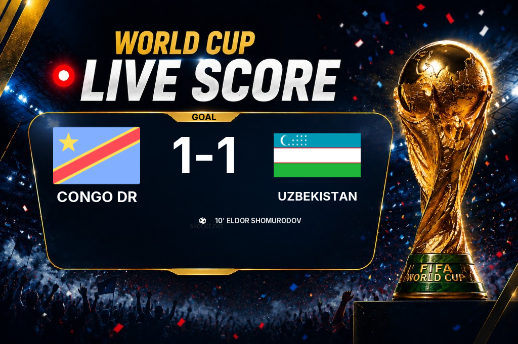 GOAL | Congo DR 1-1 Uzbekistan — Yoane Wissa (68')