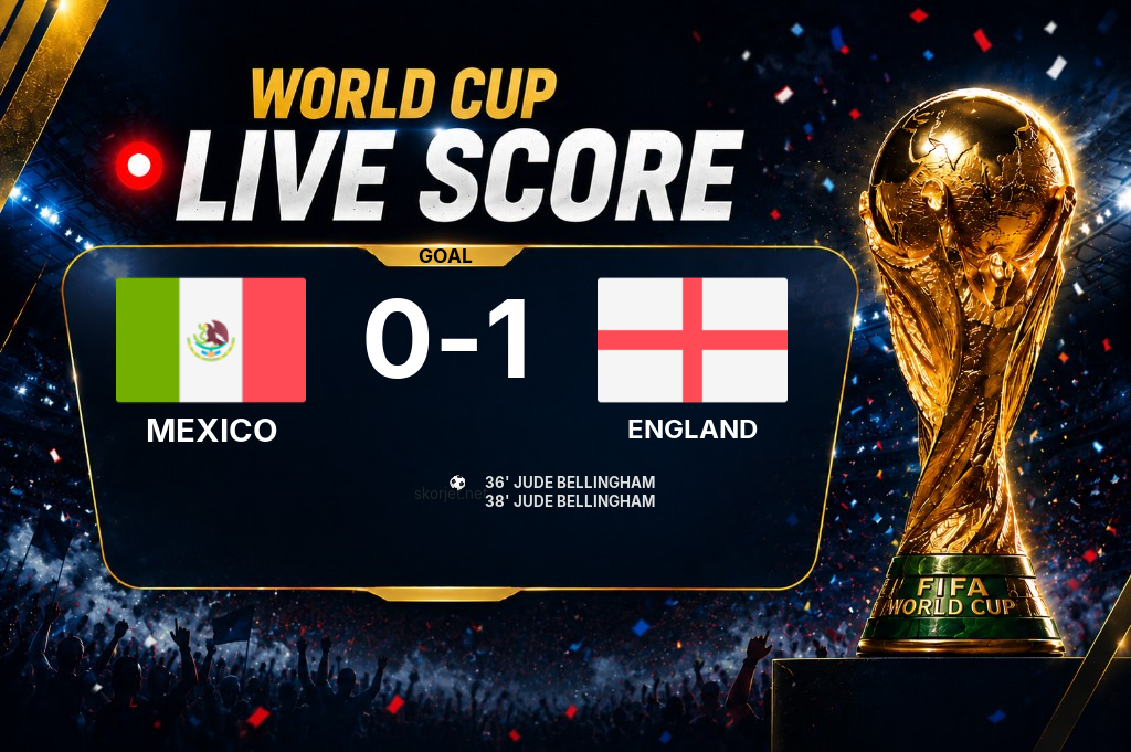 GOAL | Mexico 0-1 England - Jude Bellingham (36')