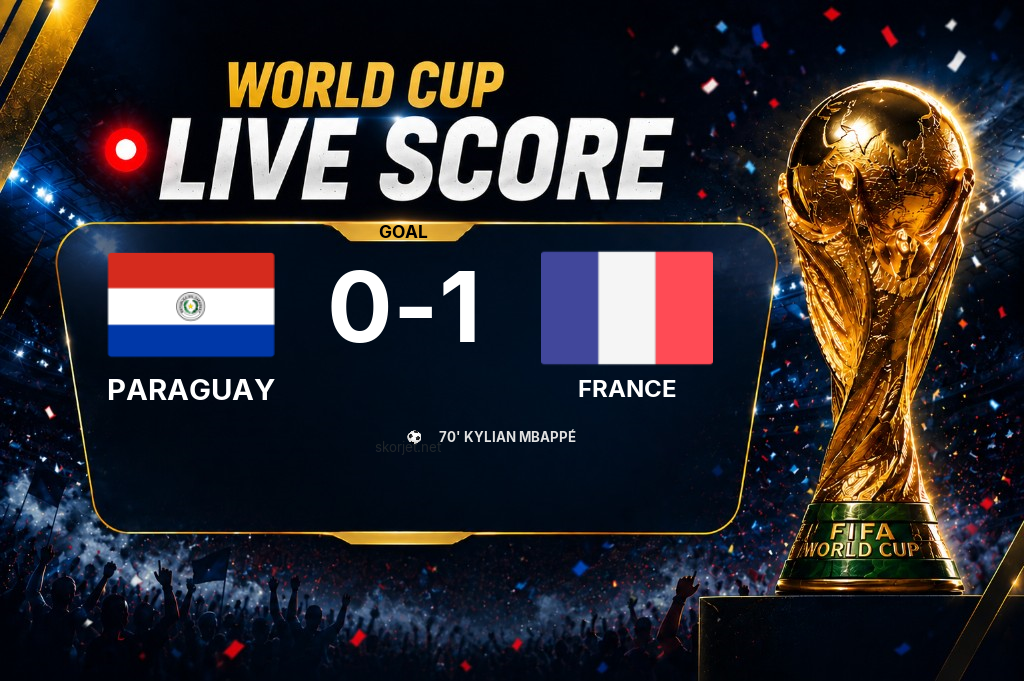 GOAL | Paraguay 0-1 France - Kylian Mbappé (70')
