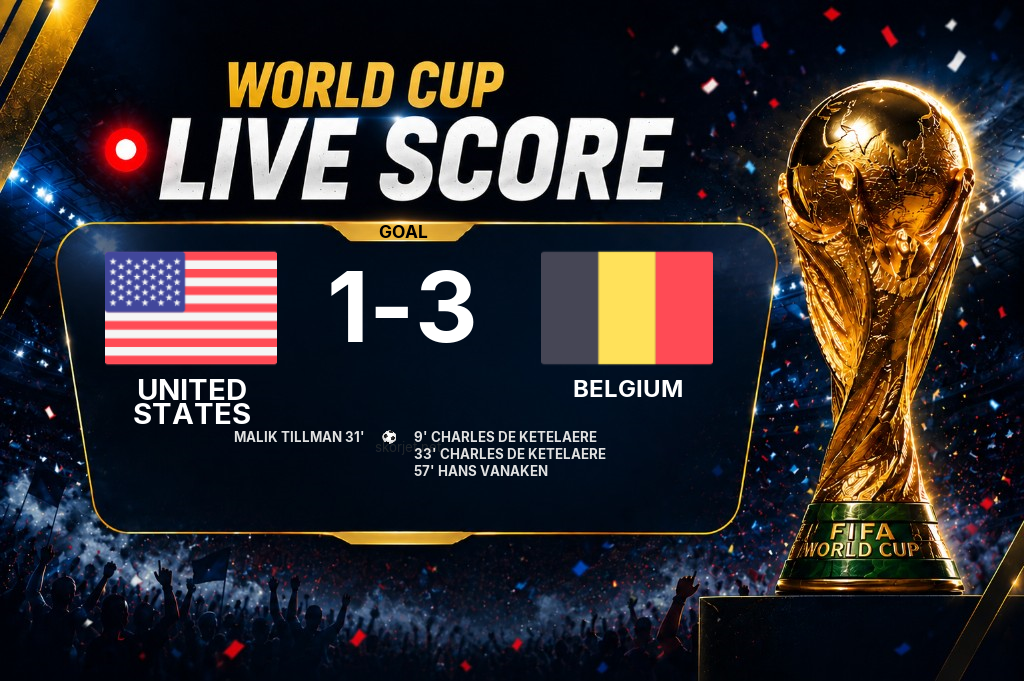 GOAL | United States 1-3 Belgium - Hans Vanaken (57')