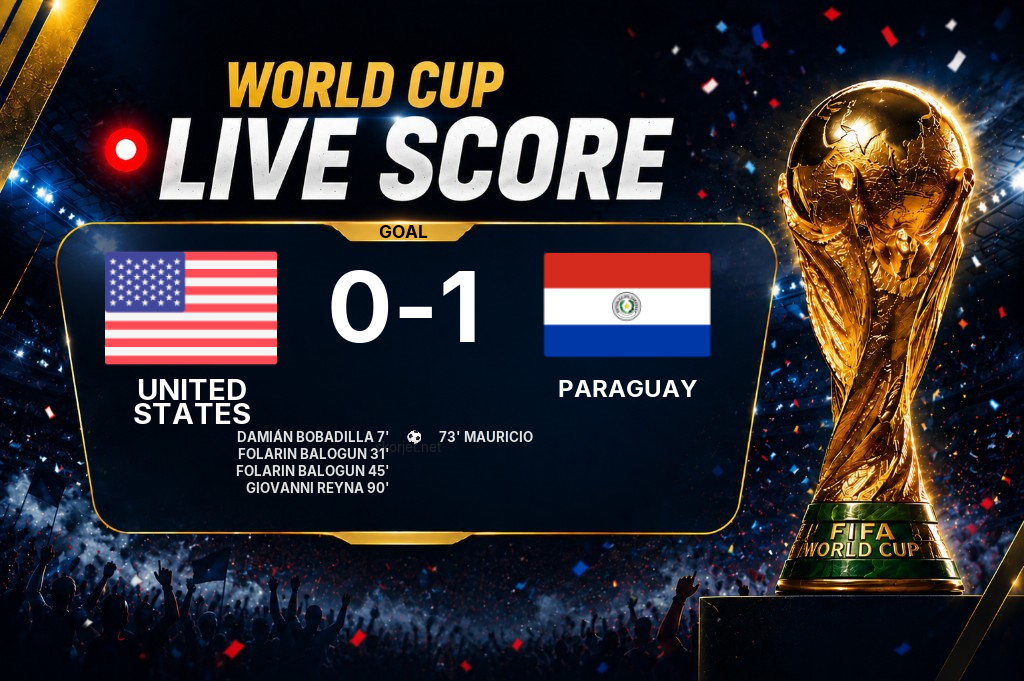 GOAL | United States 0-1 Paraguay — Own goal (7')